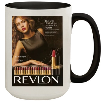 Jessica Alba 15oz Colored Inner & Handle Mug