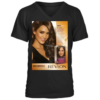 Jessica Alba Men's V-Neck T-Shirt