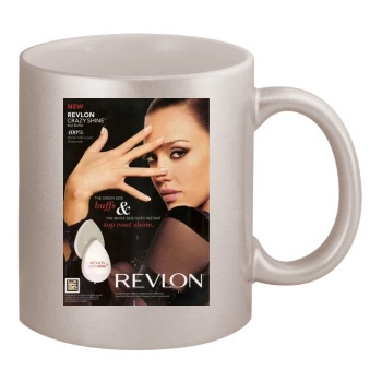 Jessica Alba 11oz Metallic Silver Mug