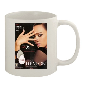 Jessica Alba 11oz White Mug