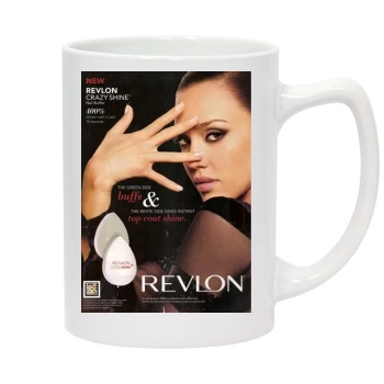 Jessica Alba 14oz White Statesman Mug