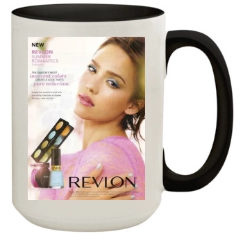 Jessica Alba 15oz Colored Inner & Handle Mug