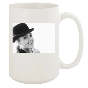 Jessica Alba 15oz White Mug