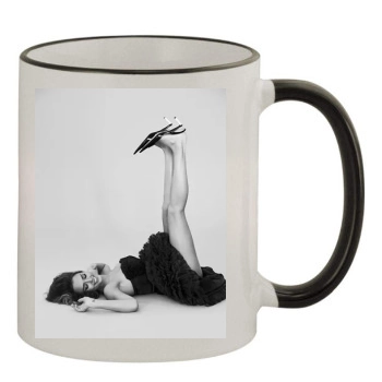 Jessica Alba 11oz Colored Rim & Handle Mug