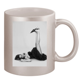 Jessica Alba 11oz Metallic Silver Mug