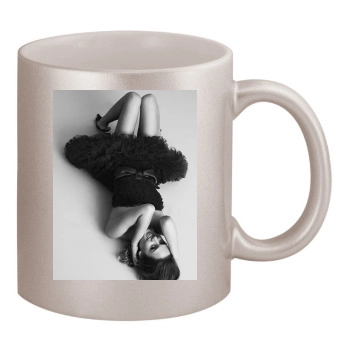 Jessica Alba 11oz Metallic Silver Mug