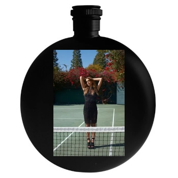 Jessica Alba Round Flask