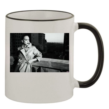 Jessica Alba 11oz Colored Rim & Handle Mug