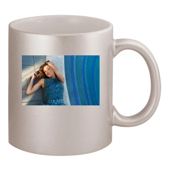 Jessica Alba 11oz Metallic Silver Mug