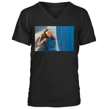 Jessica Alba Men's V-Neck T-Shirt