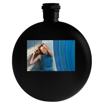 Jessica Alba Round Flask