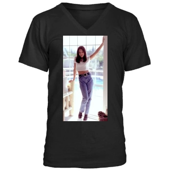 Jessica Alba Men's V-Neck T-Shirt