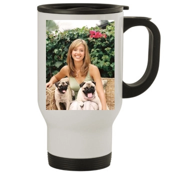 Jessica Alba Stainless Steel Travel Mug