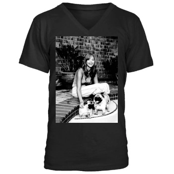 Jessica Alba Men's V-Neck T-Shirt