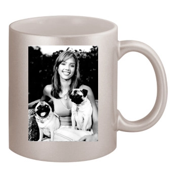 Jessica Alba 11oz Metallic Silver Mug