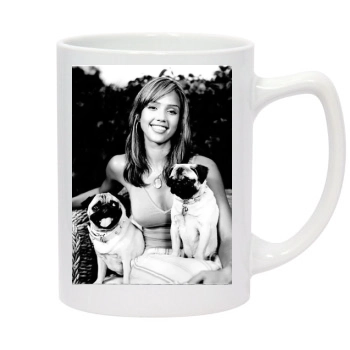 Jessica Alba 14oz White Statesman Mug