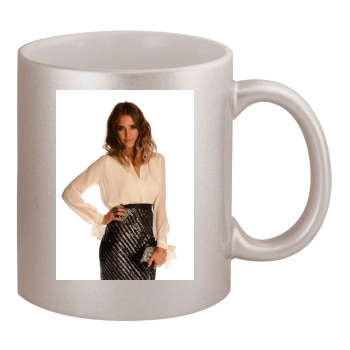 Jessica Alba 11oz Metallic Silver Mug