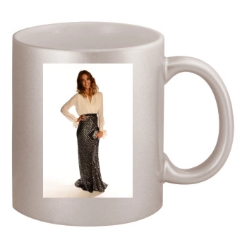 Jessica Alba 11oz Metallic Silver Mug