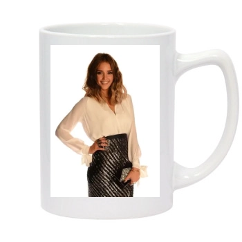 Jessica Alba 14oz White Statesman Mug