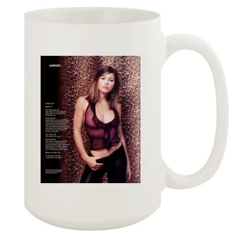 Jessica Biel 15oz White Mug