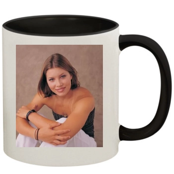 Jessica Biel 11oz Colored Inner & Handle Mug