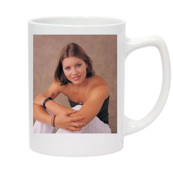 Jessica Biel 14oz White Statesman Mug