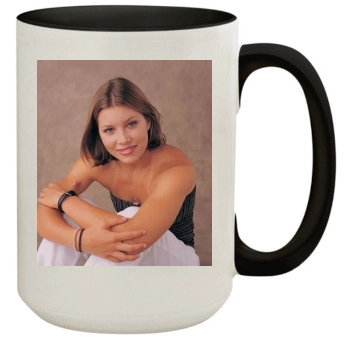 Jessica Biel 15oz Colored Inner & Handle Mug