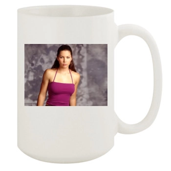 Jessica Biel 15oz White Mug