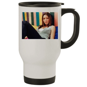 Jessica Biel Stainless Steel Travel Mug