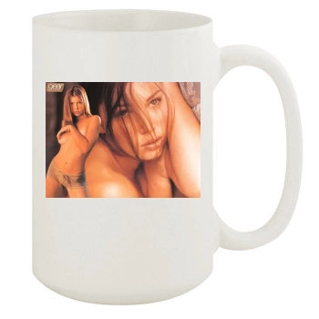 Jessica Biel 15oz White Mug