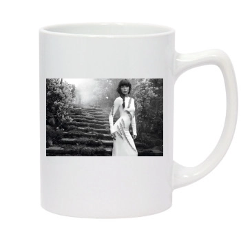 Jessica Biel 14oz White Statesman Mug