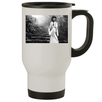 Jessica Biel Stainless Steel Travel Mug