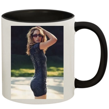 Jessica Biel 11oz Colored Inner & Handle Mug