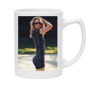 Jessica Biel 14oz White Statesman Mug