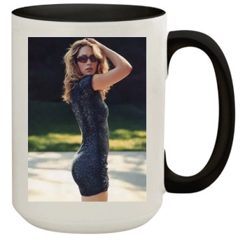 Jessica Biel 15oz Colored Inner & Handle Mug