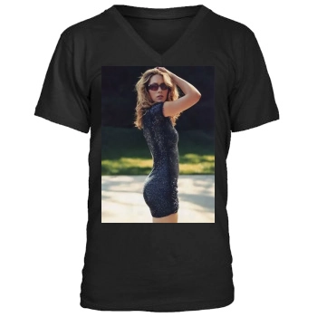 Jessica Biel Men's V-Neck T-Shirt