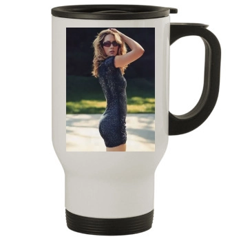 Jessica Biel Stainless Steel Travel Mug