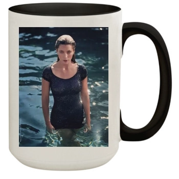 Jessica Biel 15oz Colored Inner & Handle Mug