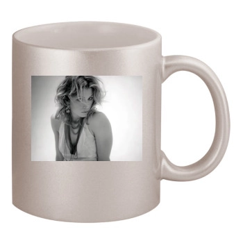 Jessica Biel 11oz Metallic Silver Mug