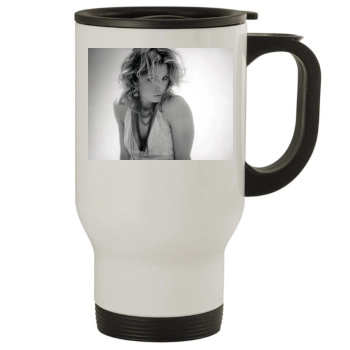 Jessica Biel Stainless Steel Travel Mug