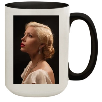 Jessica Biel 15oz Colored Inner & Handle Mug