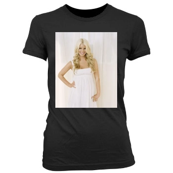 Jessica Simpson Women's Junior Cut Crewneck T-Shirt