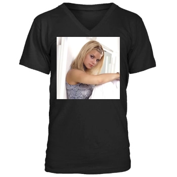 Jessica Simpson Men's V-Neck T-Shirt