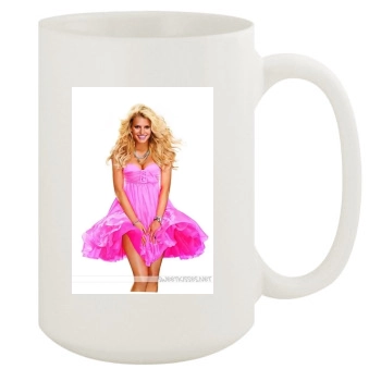 Jessica Simpson 15oz White Mug