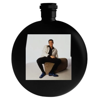 Jim Carrey Round Flask