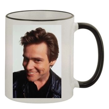 Jim Carrey 11oz Colored Rim & Handle Mug