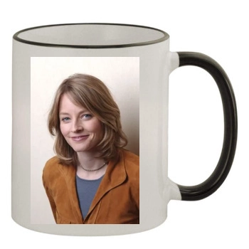 Jodie Foster 11oz Colored Rim & Handle Mug