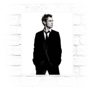 Jude Law Metal Wall Art