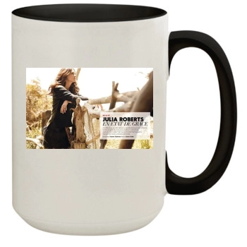 Julia Roberts 15oz Colored Inner & Handle Mug