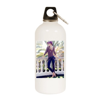 Julia Stegner White Water Bottle With Carabiner